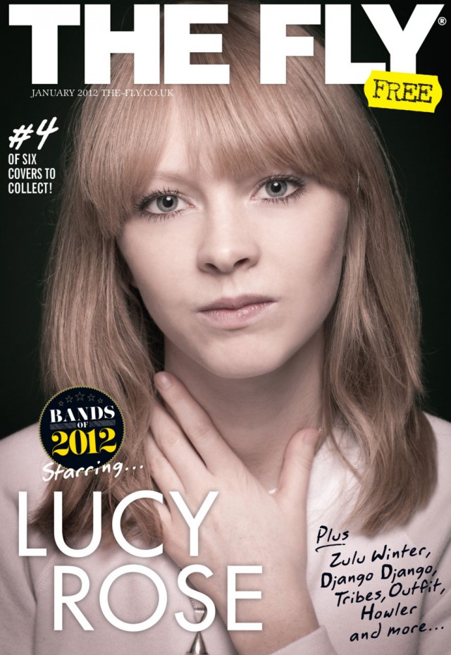 Lucy Rose on the cover of The Fly (Jan 2012)